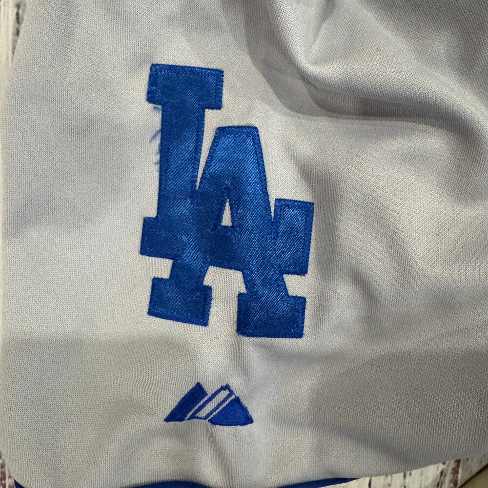 Majestic Manny Ramirez LA Dodgers #99 Gray Road Jersey Size 54 50th Anniv 2008 - Picture 9 of 11